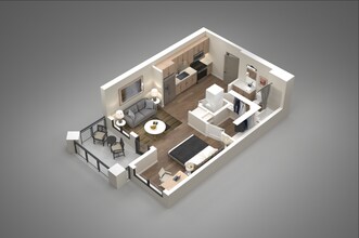 0 Bed/1 Bath 4003 floor plan